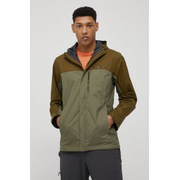 Columbia jachetă de exterior Pouring Adventure Ii culoarea verde, de tranzitie 1760061-479