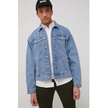 Jack & Jones geaca jeans barbati, de tranzitie