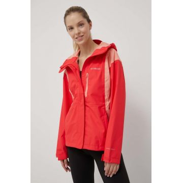 Columbia jachetă de exterior Hikebound culoarea rosu, de tranzitie 1989253-010