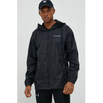 Columbia windbreaker Flash Challenger culoarea negru, de tranzitie 1988735-010