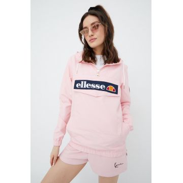 Ellesse geacă femei, culoarea roz, de tranzitie SGS09429-LPINK