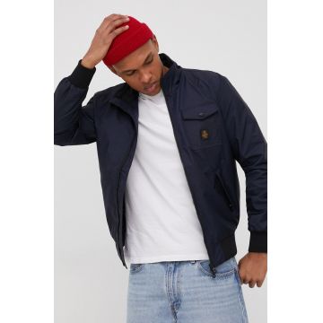 RefrigiWear geaca barbati, culoarea albastru marin, de tranzitie RefrigiWear geaca barbati, culoarea albastru marin, de tranzitie