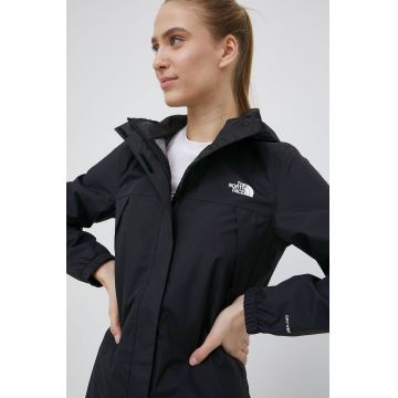 The North Face geaca outdoor Antora culoarea negru, de tranzitie