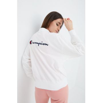 Champion geaca bomber 115339 femei, culoarea alb, de tranzitie, oversize