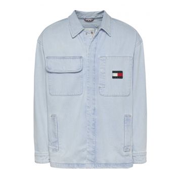 Jacheta usoara din denim cu 4 buzunare