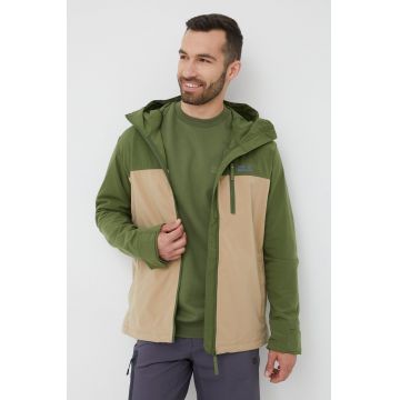 Jack Wolfskin jacheta de exterior Desert culoarea verde