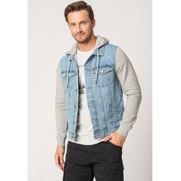 Jack & Jones - Jacheta de denim cu aspect 2in1