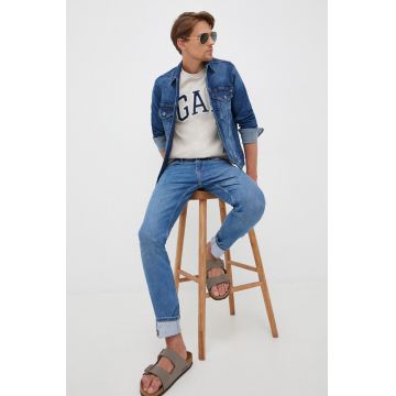 Pepe Jeans geacă din denim bărbați, de tranziție