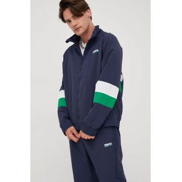 Prosto geaca barbati, culoarea albastru marin, de tranzitie, oversize Prosto geaca barbati, culoarea albastru marin, de tranzitie, oversize