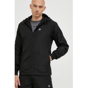 Unfair Athletics geaca barbati, culoarea negru, de tranzitie Unfair Athletics geaca barbati, culoarea negru, de tranzitie