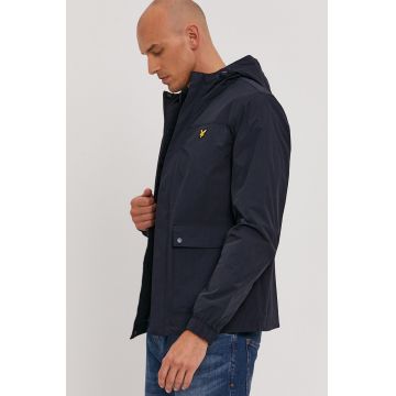 Lyle & Scott Geacă bărbați, culoarea albastru marin, de tranzitie