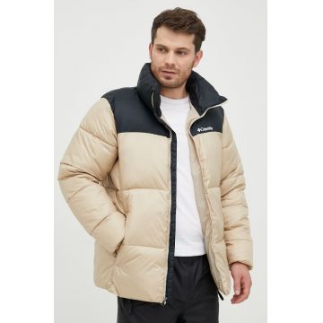 Columbia geacă M Puffect II Jacket bărbați, culoarea bej, de iarnă 2025821