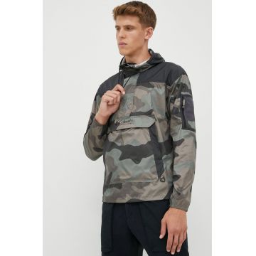 Columbia windbreaker Challenger culoarea verde, de tranzitie 1714291-White.Bl