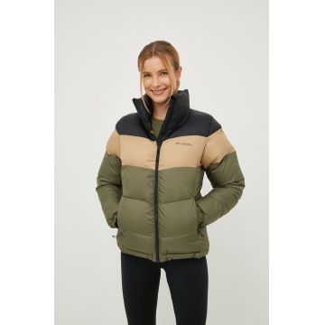 Columbia geaca sport Puffect culoarea verde,