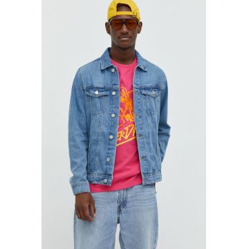 Jack & Jones geaca jeans barbati, de tranzitie