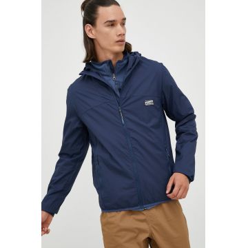 Quiksilver windbreaker Summit Run culoarea albastru marin