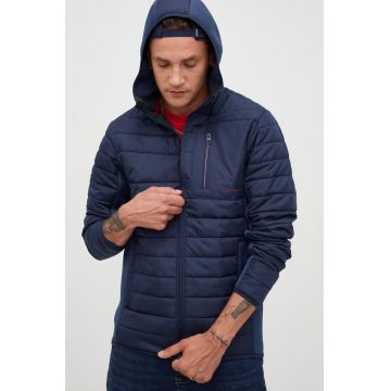 Jack & Jones geaca Jcoberg barbati, culoarea albastru marin, de tranzitie