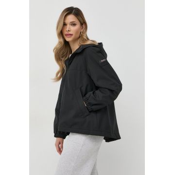 Max Mara Leisure geaca femei, culoarea negru, de iarna