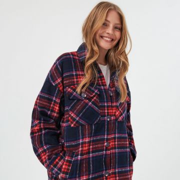 Sinsay - Jachetă shacket cu adaos de lână - Multicolor Sinsay - Jachetă shacket cu adaos de lână - Multicolor