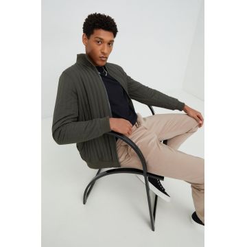 Rains geaca bomber 18300 Liner High Neck Jacket culoarea verde, de tranzitie