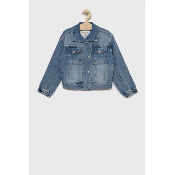 Abercrombie & Fitch geacă din denim pentru copii