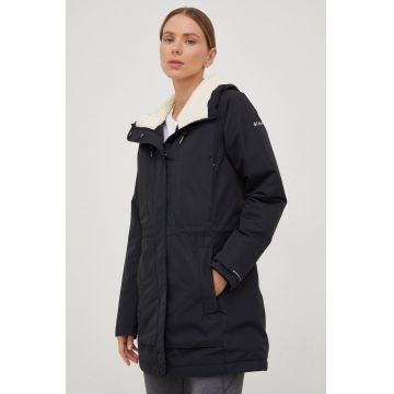 Columbia geacă femei, culoarea negru, de iarna 1859842-224