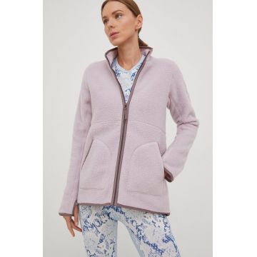 Helly Hansen geaca femei, culoarea roz, de tranzitie