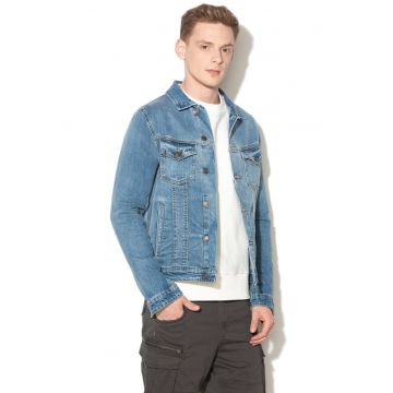 Jack & Jones - Jacheta din denim cu aspect decolorat Alvin