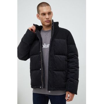 Jack Wolfskin geaca de puf barbati, culoarea negru, de iarna