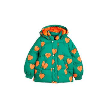 Mini Rodini geaca copii culoarea verde
