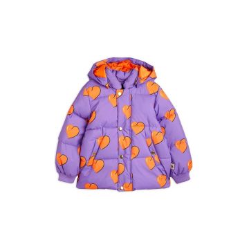 Mini Rodini geaca copii culoarea violet