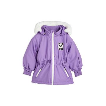 Mini Rodini geaca copii culoarea violet