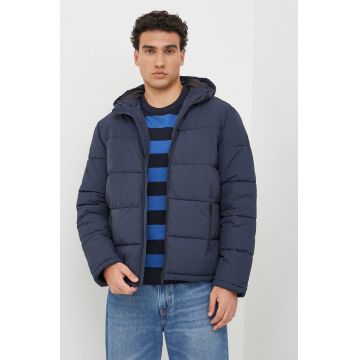 Selected Homme geaca barbati, culoarea albastru marin, de tranzitie