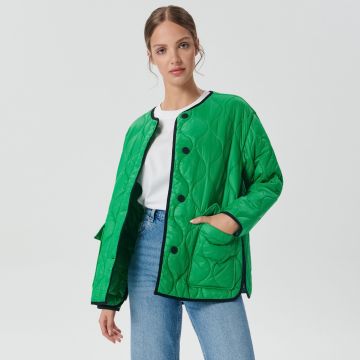 Sinsay - Geacă matlasată - Verde Sinsay - Geacă matlasată - Verde