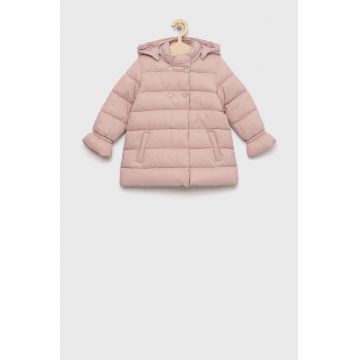 United Colors of Benetton geaca copii culoarea roz