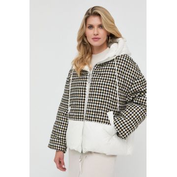 Silvian Heach jacheta de puf din amestec de lana de iarna