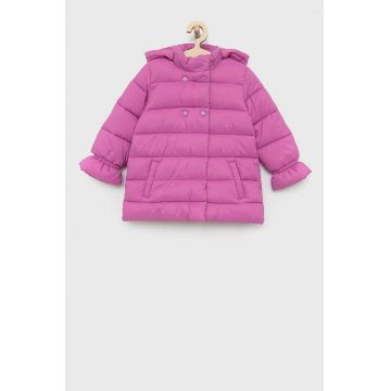 United Colors of Benetton geaca copii culoarea roz