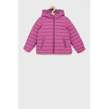 United Colors of Benetton geaca copii culoarea violet