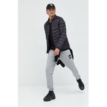 Jack & Jones geaca barbati, culoarea negru, de tranzitie