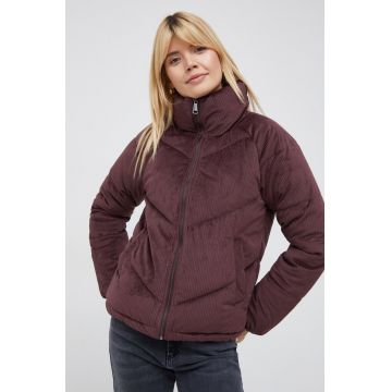 Vero Moda geaca femei, culoarea violet, de tranzitie