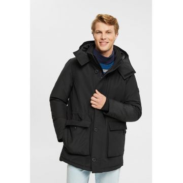 Geaca parka regular fit cu gluga