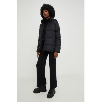 Answear Lab geaca femei, culoarea negru, de iarna, oversize