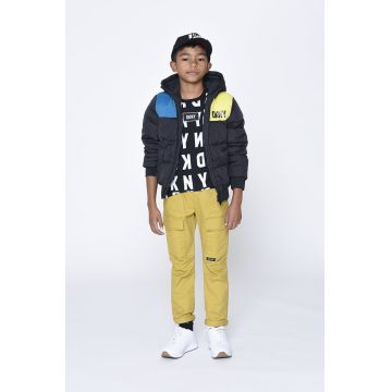 Dkny geaca reversibila pentru copii culoarea negru