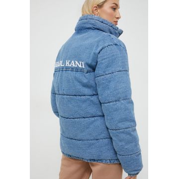 Karl Kani geaca jeans femei, de iarna, oversize