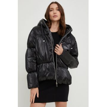 Answear Lab geaca femei, culoarea negru, de iarna, oversize