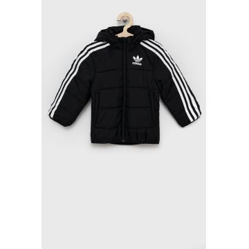 Adidas Originals Geacă copii H34564 culoarea negru