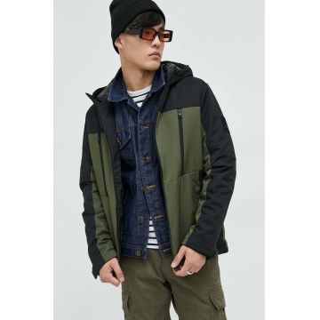 Jack & Jones geaca Jcoabel barbati, culoarea verde, de tranzitie