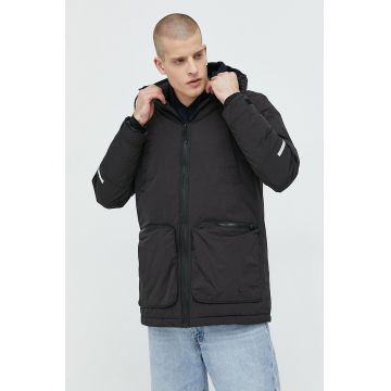 Jack & Jones geaca Jcomotion barbati, culoarea negru, de tranzitie