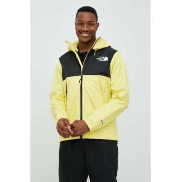 The North Face geaca Men S Mountain Q Jacket barbati, culoarea galben, de tranzitie