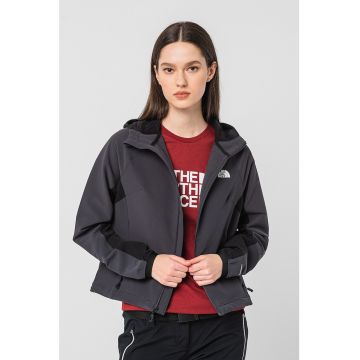 Jacheta cu gluga - pentru drumetii Softshell